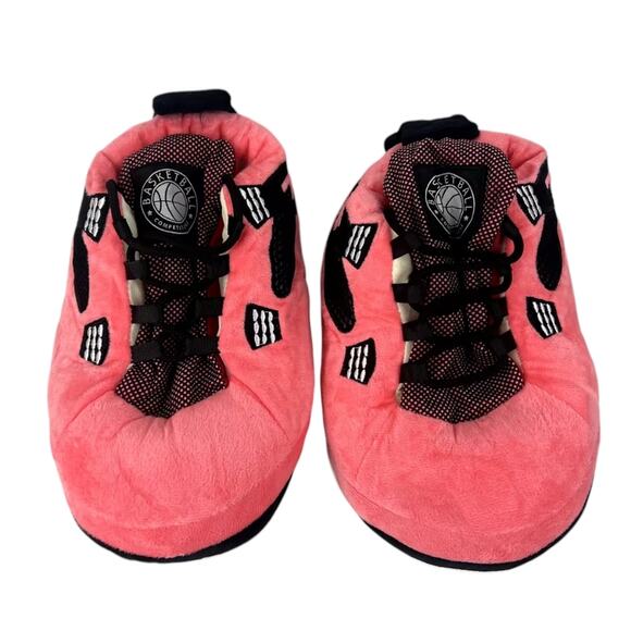[H119] Warm Basketball Slippers Home Fluffy Slide/Shoe (Unisex) - Picture 1 of 6